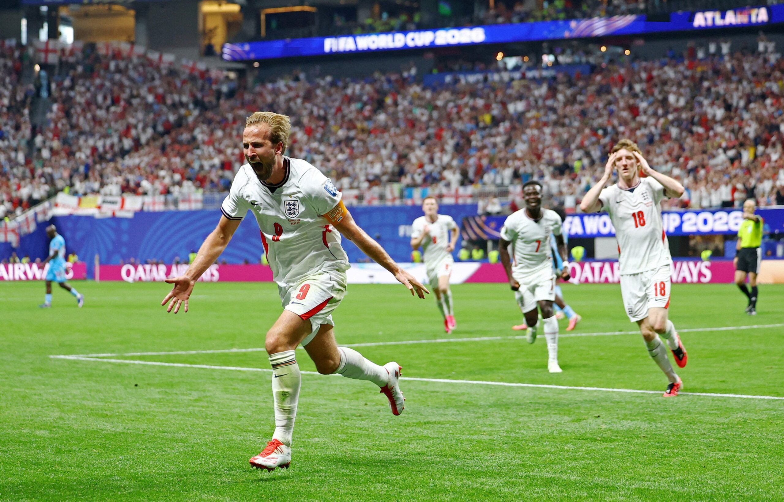 Harry Kane rescata a Inglaterra con doblete y clasifica a Octavos en el Mundial 2026 tras remontada ante RD Congo